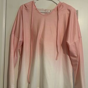 Two Pink Elephants Ombre Hoodie